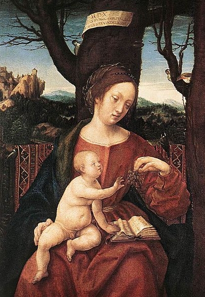 Madonna with Grape